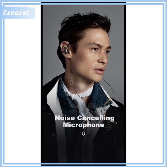 Tai Nghe Nhét Tai Zevaret Hi-fi Chống Ồn Kèm Mic
