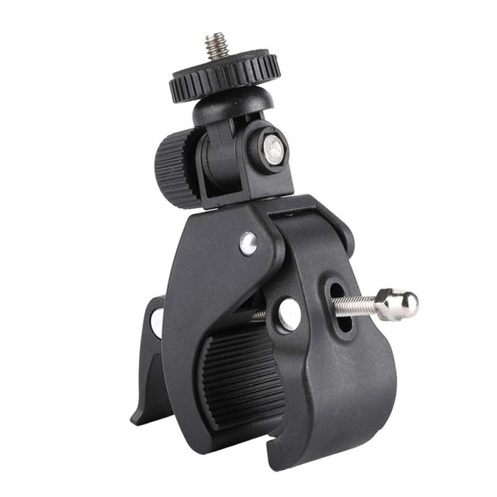 Kẹp gắn máy ảnh/ máy quay hành trình GOPRO bằng nhựa màu đen tùy chỉnh tiện dụng cho xe đạp/ xe máy