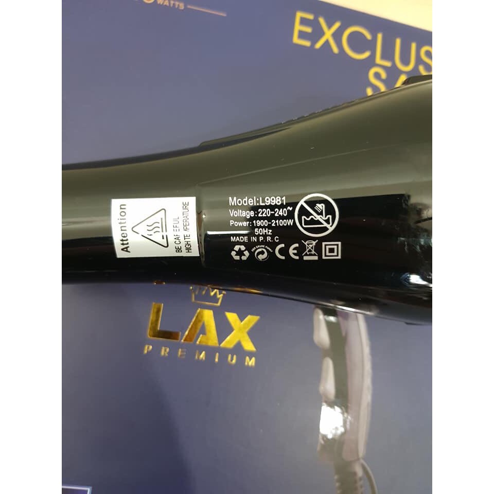 Máy sấy tóc chuyên nghiệp, cao cấp thương hiệu- LAX – L9981 chính hãng