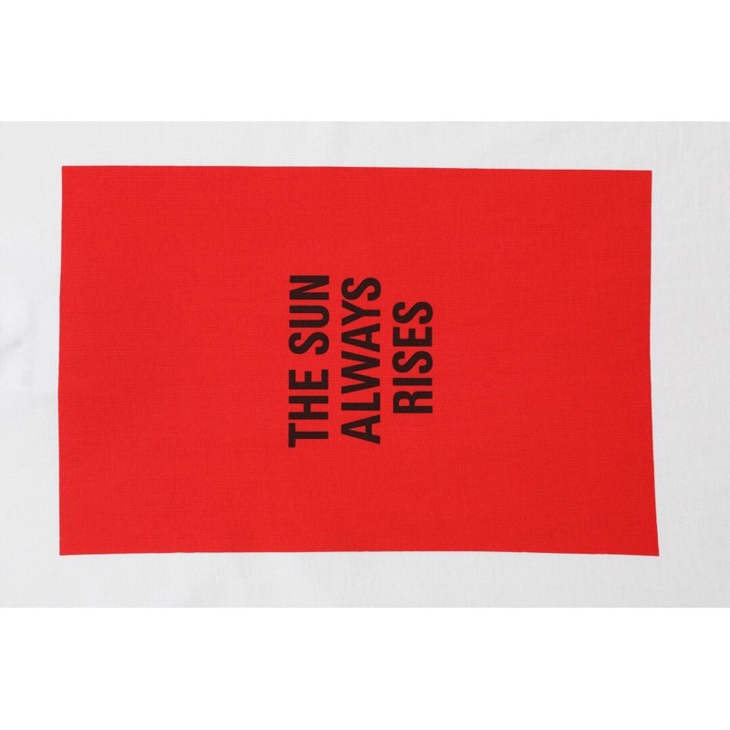 Áo thun ngắn tay Jil Sander the sun always rises T-Shirt ss21