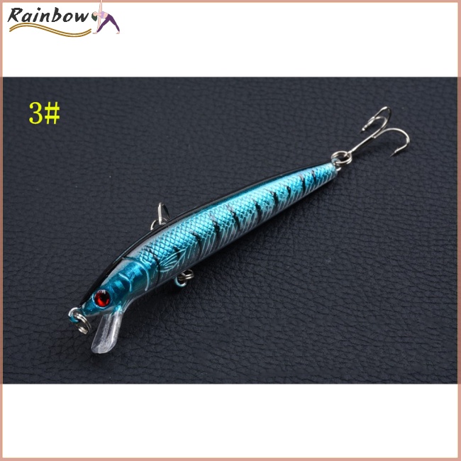 Mồi Câu Cá Giả Bằng Nhựa Cứng 10 Màu Sắc 9.5cm / 8.5g