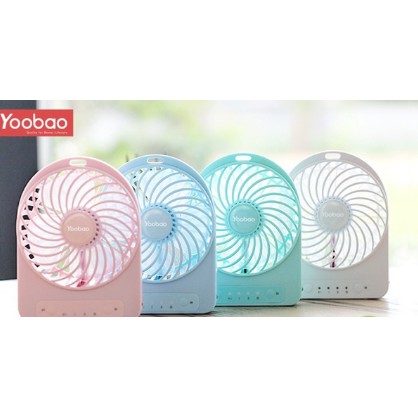 Quạt tích điện dùng liên tục 8 tiếng Y-F01 3300mAh - Hàng chính hãng YOOBAO