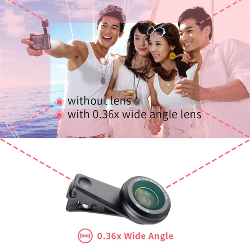 Lens,ống kính chụp selfie,tự sướng có hỗ trợ đèn dành cho điện thoại