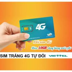 Sim trắng 4G Viettel tự đổi tại nhà.