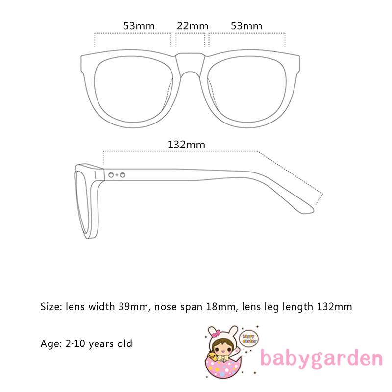 BABYGARDEN-Kids Sunglasses Children Fashion Sun Glasses Boys Girl Frosted Flower Shaped Frame Outdoors Travel