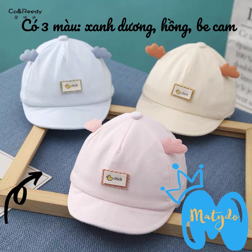Mũ cho bé sơ sinh hình gà CHICK nón trẻ em bé trai bé gái mềm mại đáng yêu từ 0 đến 12 tháng phụ kiện trẻ em MSS03