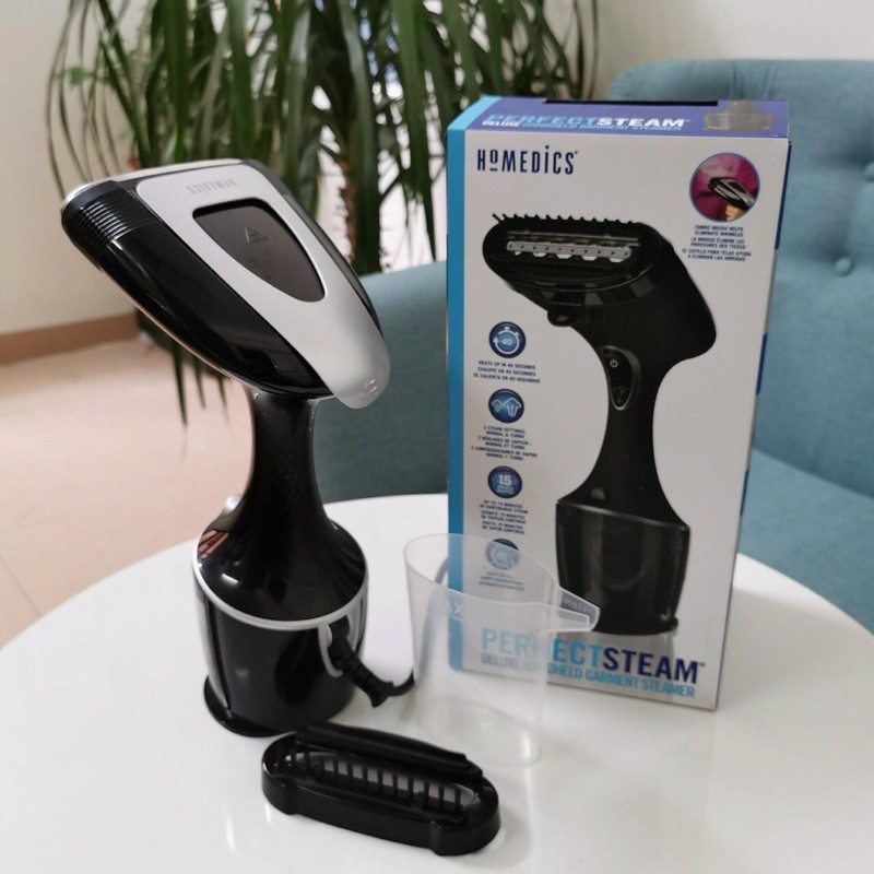 Bàn là bàn ủi hơi nước cầm tay Homedics PS-HH50 TurboHTBeauty nhập khẩu USA, Bàn ủi hơi nước cầm tay đứng philips