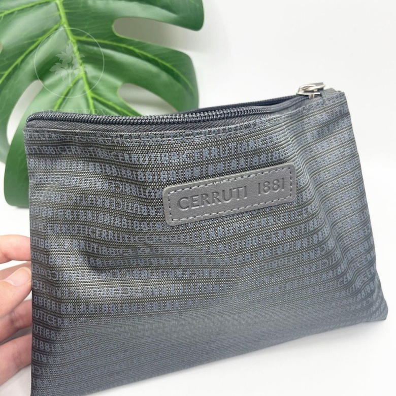 Túi Clutch Thương Hiệu Cerruti 1881, Túi Mỹ Phẩm, Túi Cá Nhân Khoang Thương Gia Việt Nam Airline