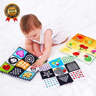 Cloth Book Baby Toys For Newborn 0-12 Months Kids Learning Educational Cognition Ru