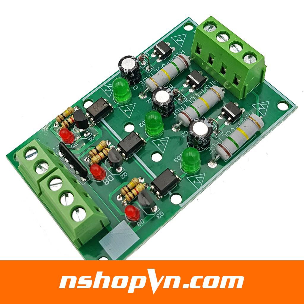 Module phát hiện điện áp 220V AC với Optocoupler cách ly 1 kênh / 3 kênh