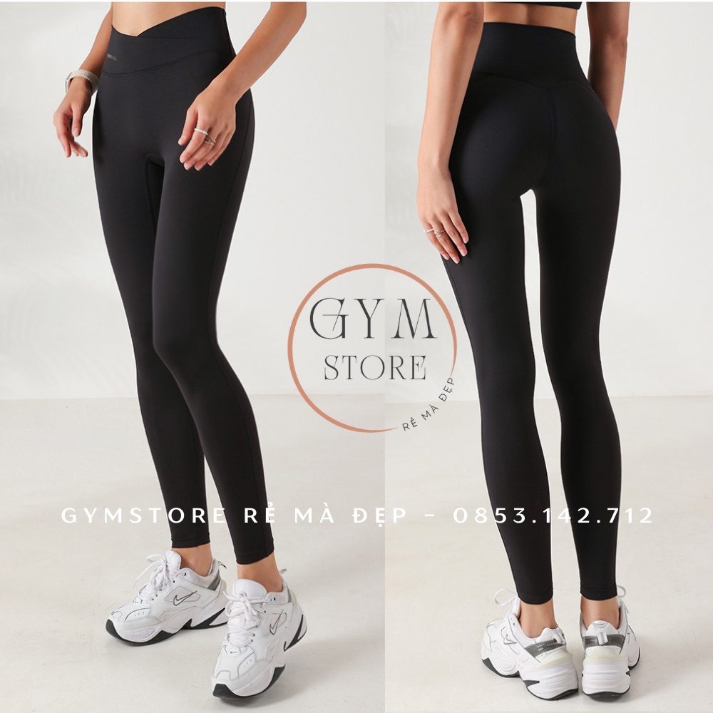 Quần Legging Lulu Cạp Cao Gen Bụng Nâng Mông Thể Thao Nữ Tập Gym Siêu Co Giãn Thoáng Mát 𝐆𝐘𝐌𝐒𝐓𝐎𝐑𝐄 1262