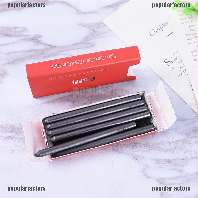 Hộp 6 ruột bút chì thay thế 5.6mm HB 2B 4B 6B 8B