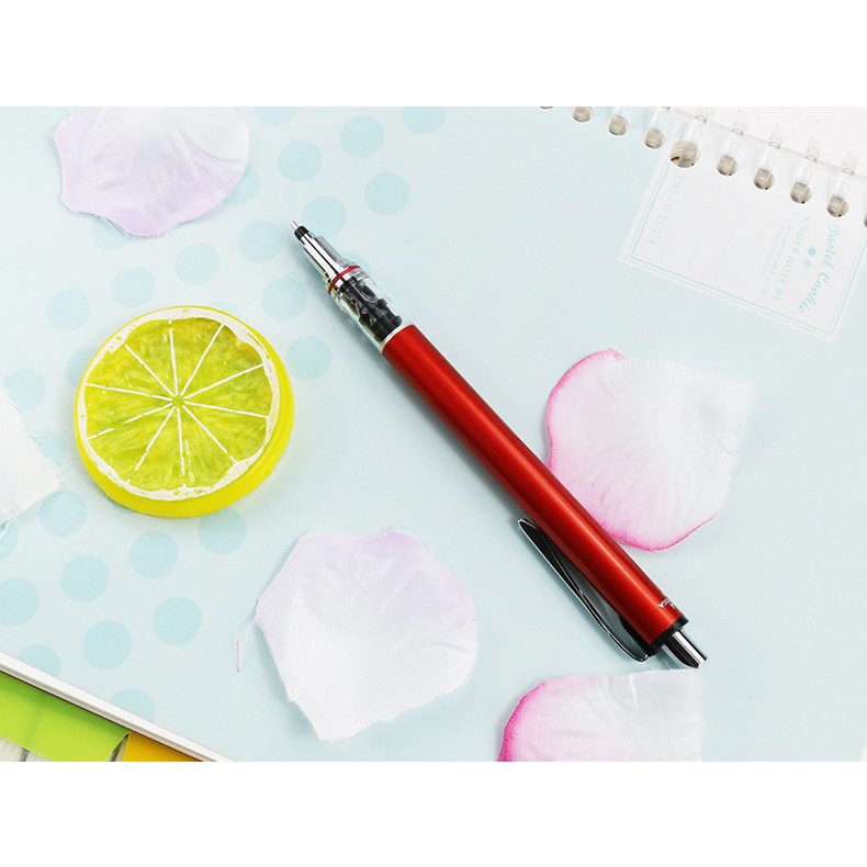 Bút Chì Kim Uni Kuru Toga Advance M5-559 - Xoay ngòi tự động - Màu Đỏ - 0.5mm