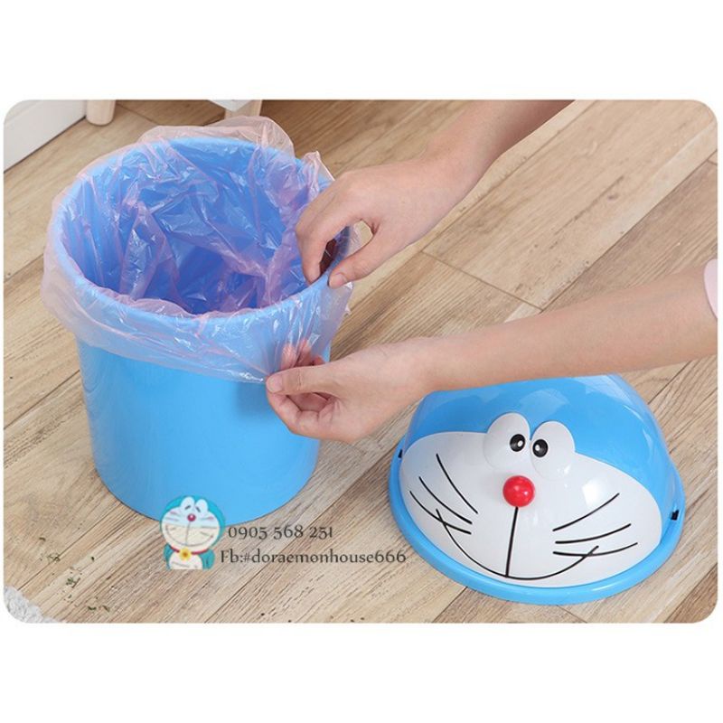 💎THÙNG RÁC NẮP LẬT DOREMON💎DORAEMON HOUSE