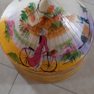 Nón huế vẽ sơn dầu 320k/ 5 chiếc