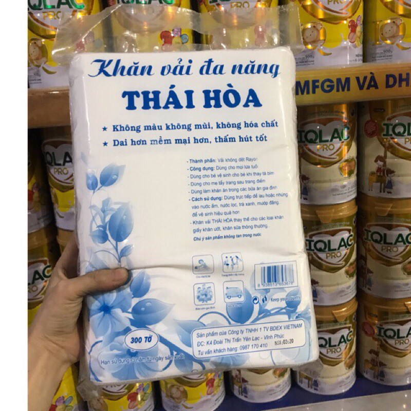 Khăn vải khô đa năng Hà Anh 300g