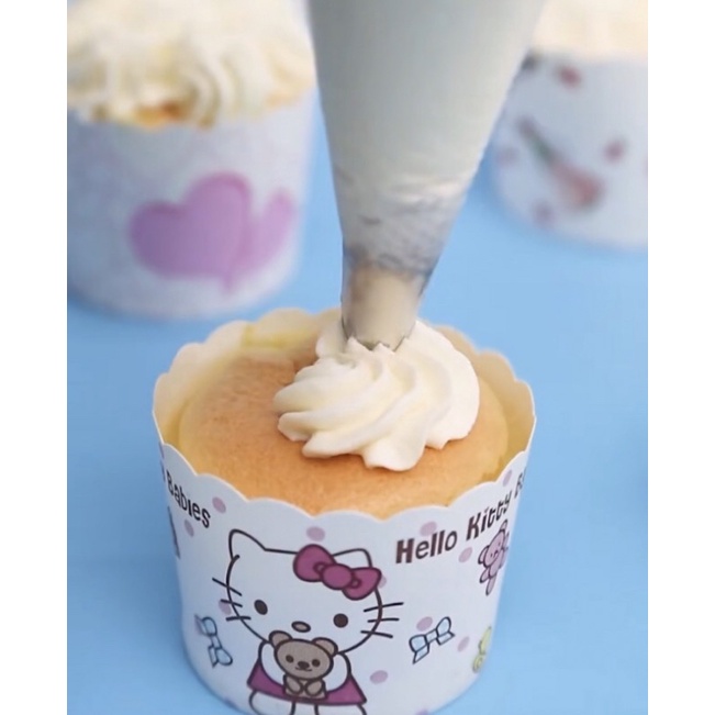 Set 10 Cup giấy cứng làm bánh Cupcake 6cm