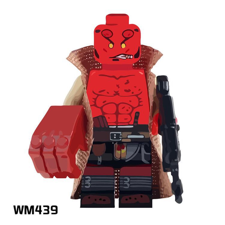 Mô Hình Lego Nhân Vật Siêu Anh Hùng Captain America Wolverine Batman iron Man