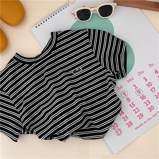 Áo Phông Cộc Tay Áo Lacos Chất Cotton Mềm Mịn Co Dãn Cho Bé Từ 7Kg Đến 34Kg Thời Trang Trẻ Em Ken Store