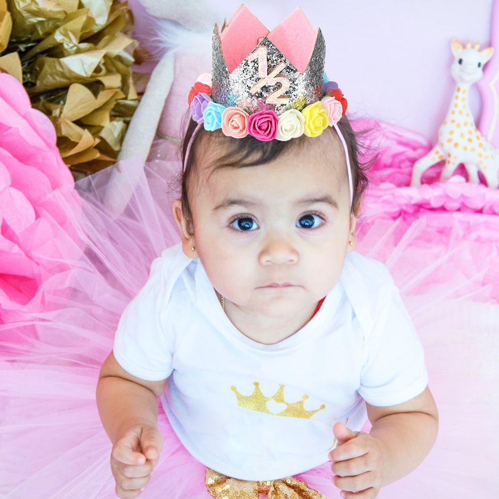 Mũ Đội Mừng Sinh Nhật 1 / 2 / 3 / half / one Xinh Xắn