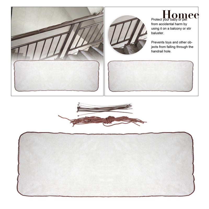 ”Tấm lưới màu trắng/ cà phê 2m bảo vệ an toàn cho bé trong nhà/ngoài trời”