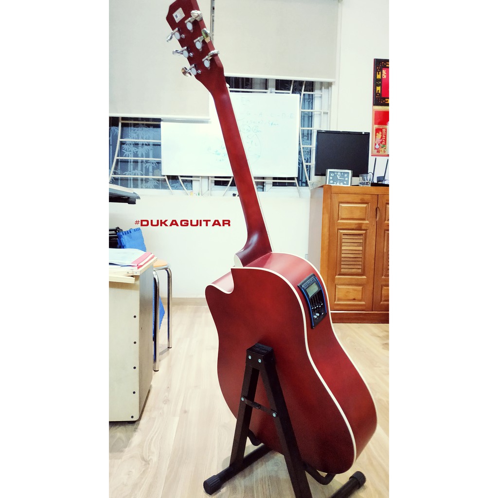 Custom BS-03 Acoustic Guitar - EQ LC5 - Dòng đàn giá rẻ dành cho các bạn hay sinh hoạt CLB, cắm loa