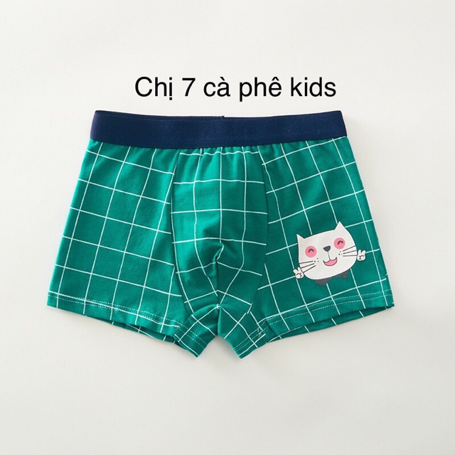 Combo 12 quần lót bé  trai cao cấp đủ size