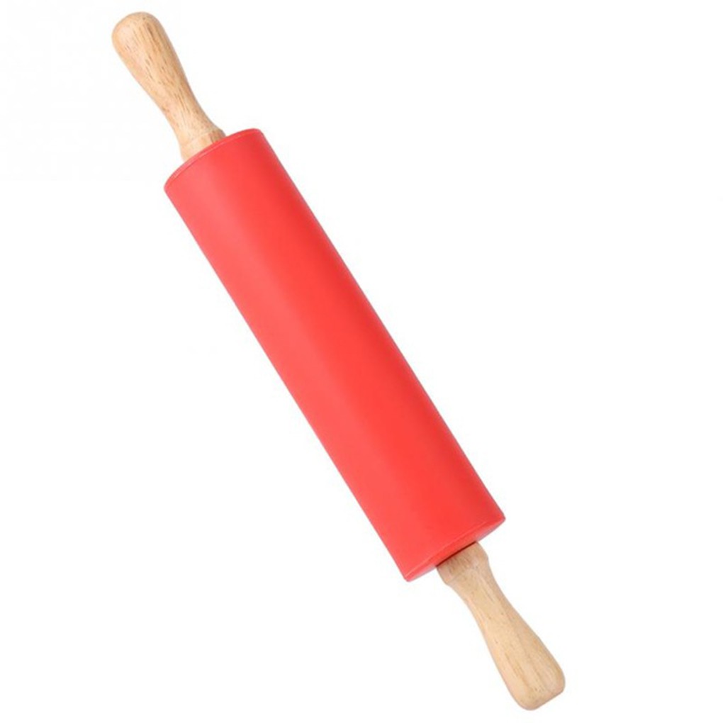 Cây lăn bột làm bánh bằng silicone chống dính tiện lợi