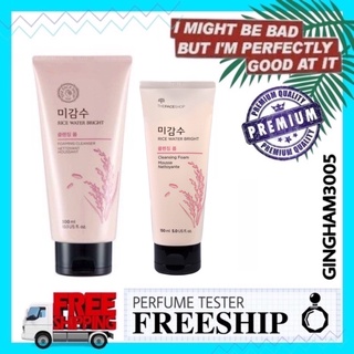 ✦GH✦ [Auth] Sửa Rửa Mặt Gạo - Rice Water Bright Cleansing Foam The Face Shop ( Kèm Bill ) [Chuẩn Authentic]