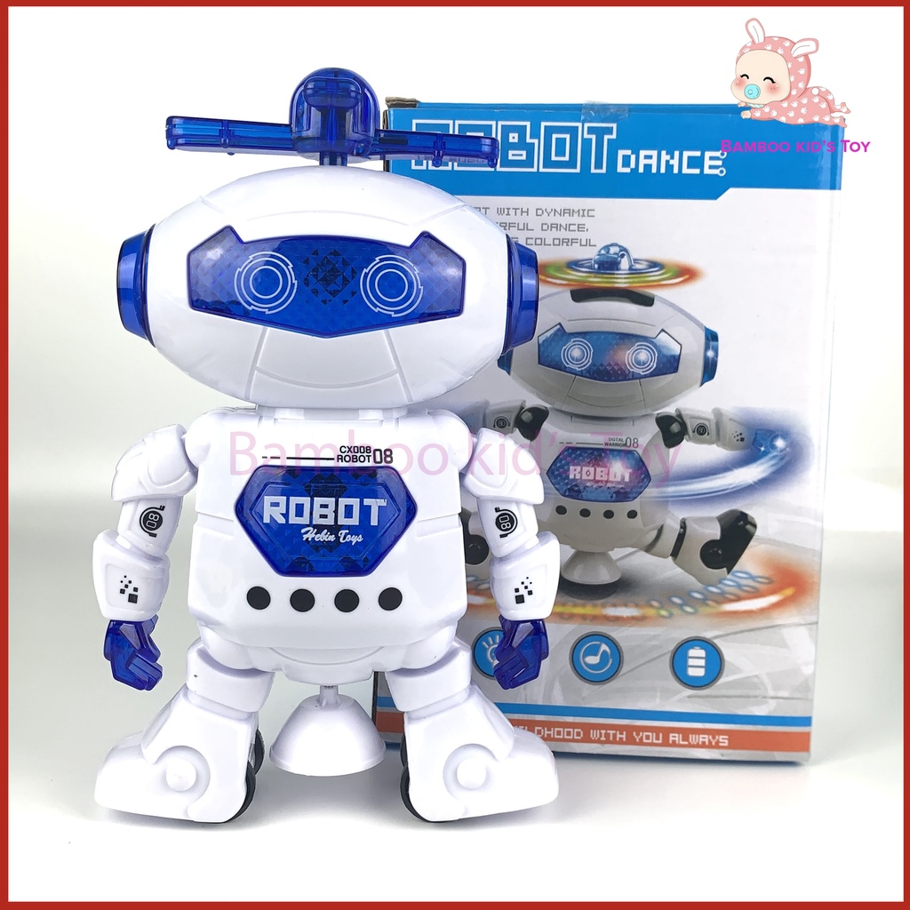 Đồ chơi Robot, Robot biết phát sáng và nhảy múa theo nhạc