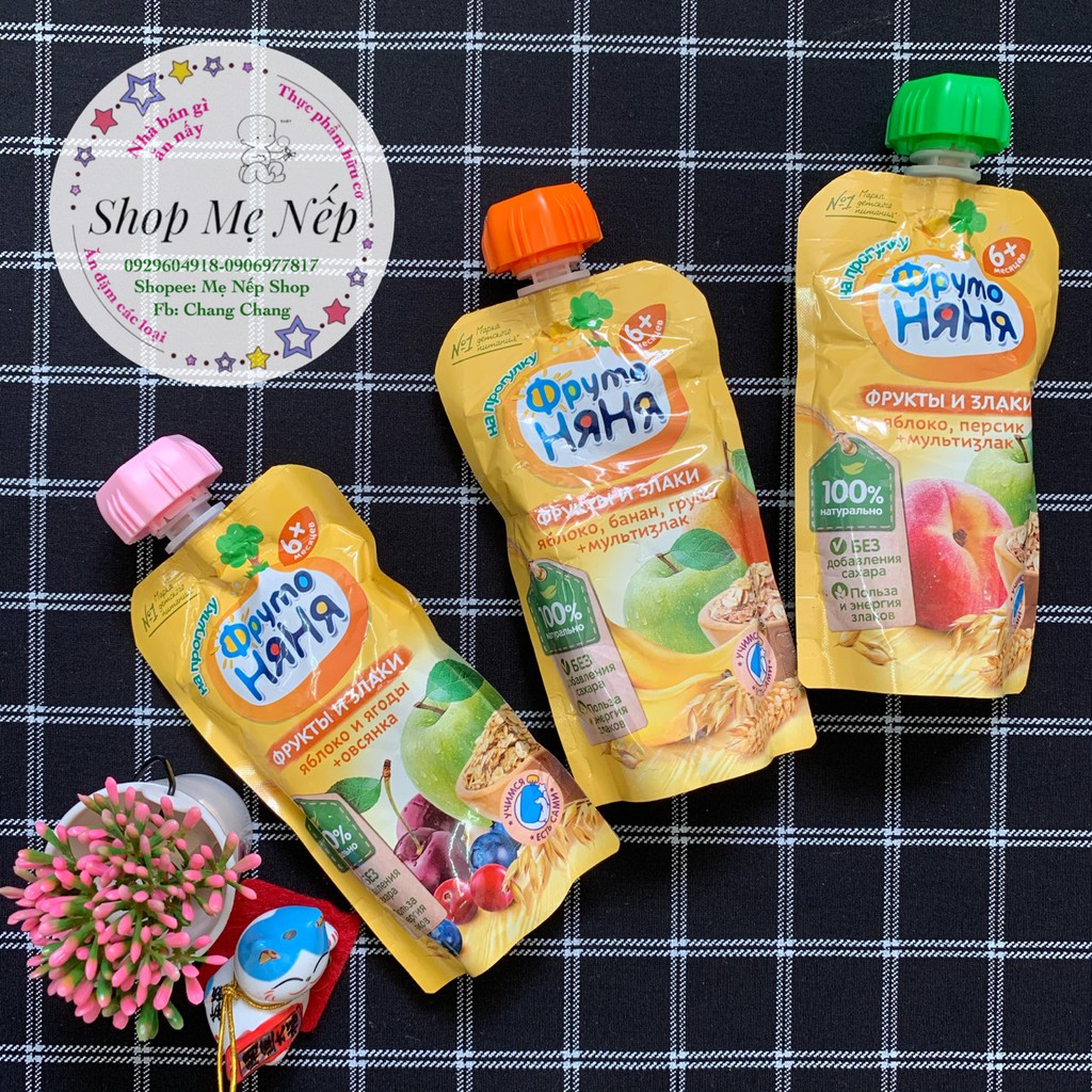 TRÁI CÂY NGHIỀN FRUTO CỦA NGA CHO BÉ