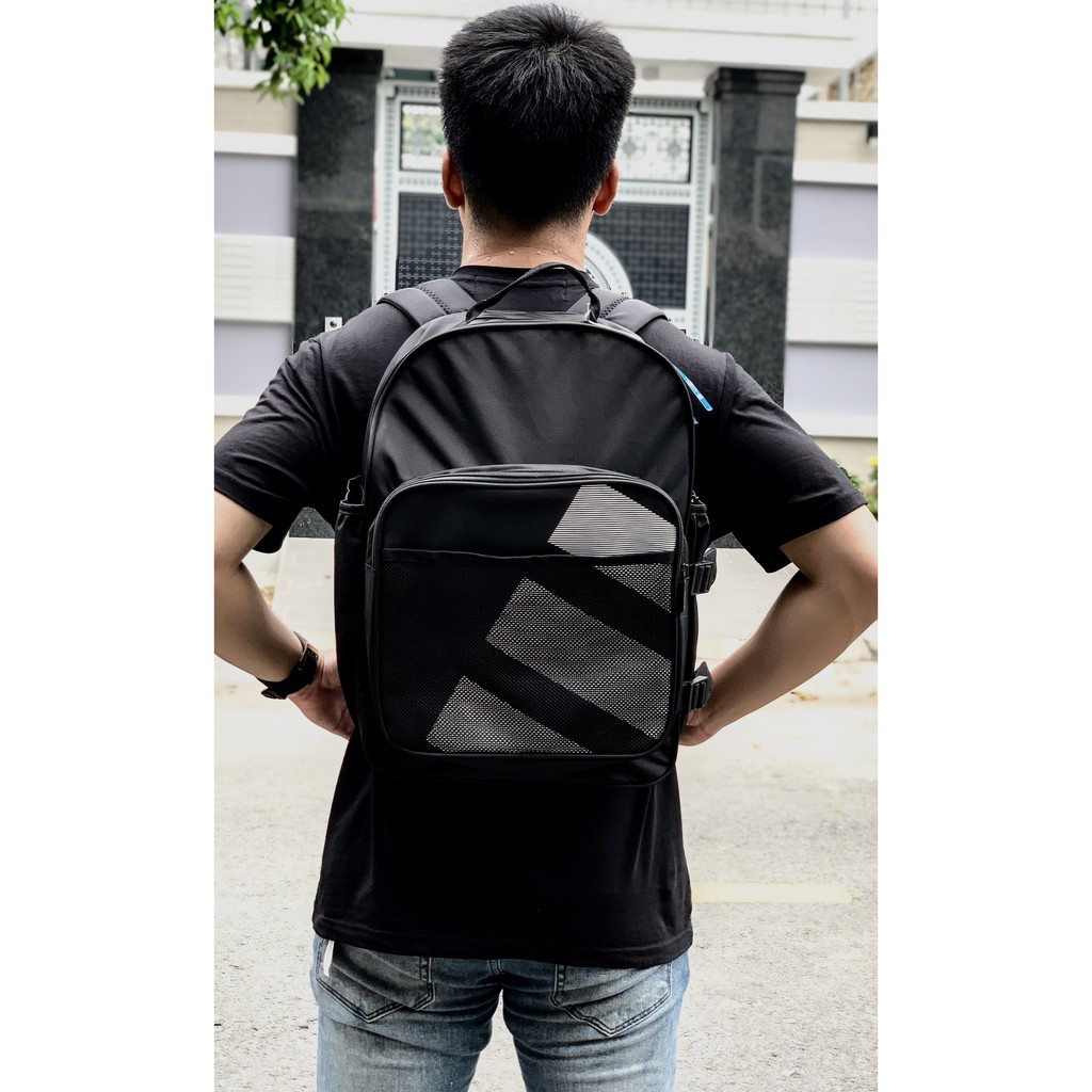 Balo đi học Chống Nước Cho Nam/Nữ 3 Lá Model EQT Classic Packback [ HONGPHUC ]