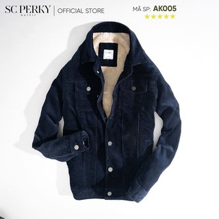 Áo Khoác Jacket Nhung Lót Lông - AK005 - chất liệu nhung cao cấp - lót lông cừu mềm mịn - Sc Perky Outfit