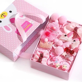 Set 18 món kẹp tóc cho bé style Hàn Quốc
