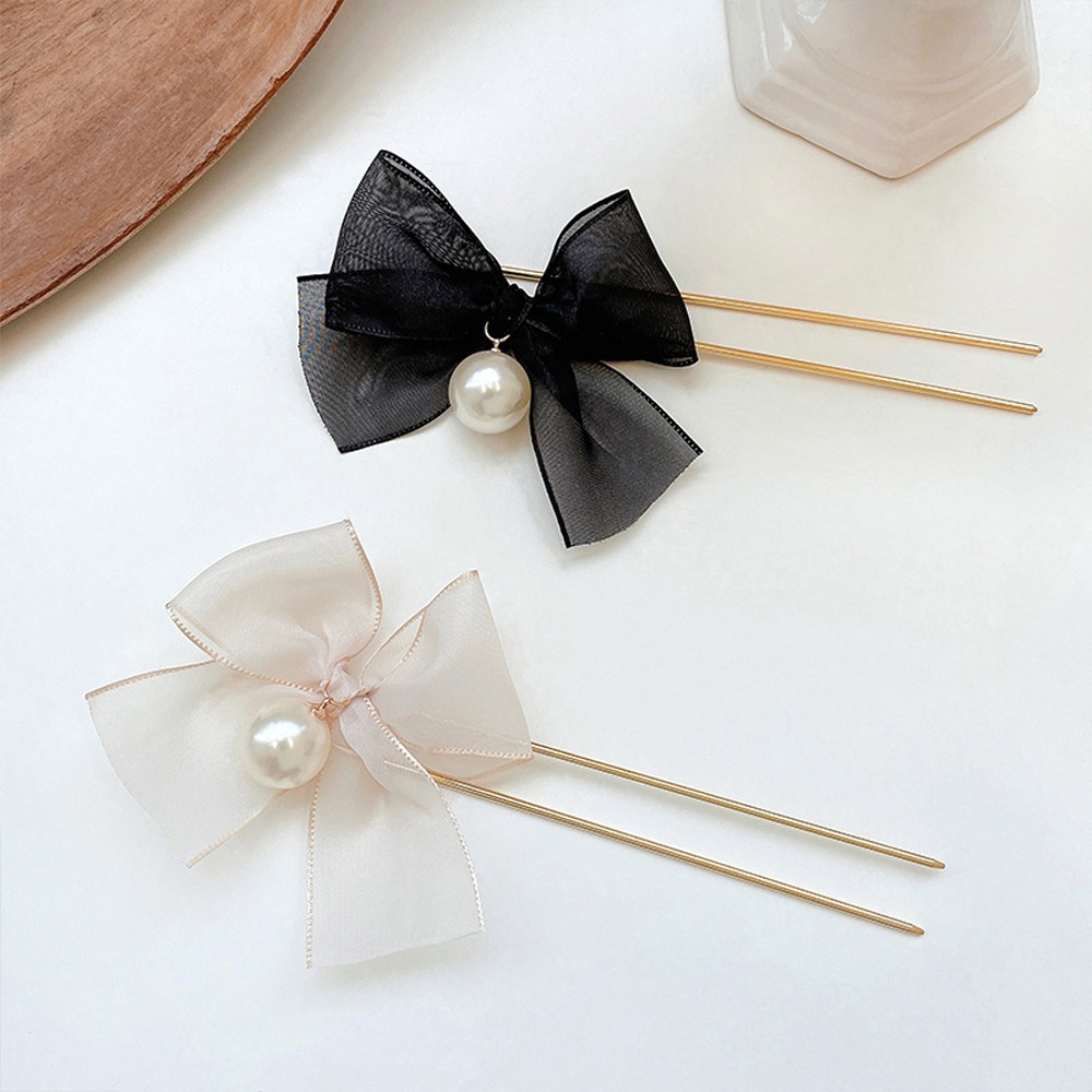 Trâm Cài Tóc Chữ U Đính Ngọc Trai Thời Trang Dành Cho Cô Dâu