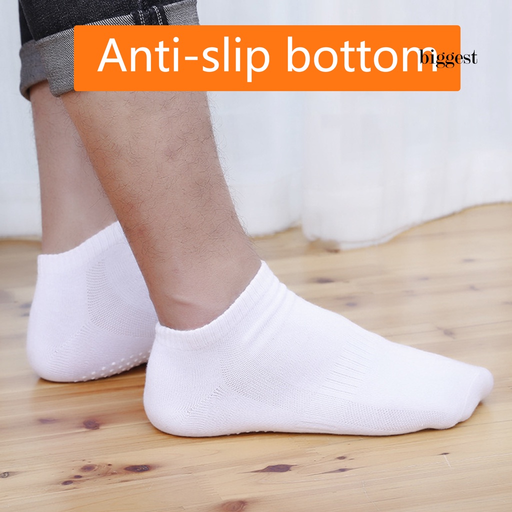 1 Đôi Tất Cotton Tập Yoga Thấm Hút Mồ Hôi Thoáng Khí Chống Trượt Cho Nam Nữ