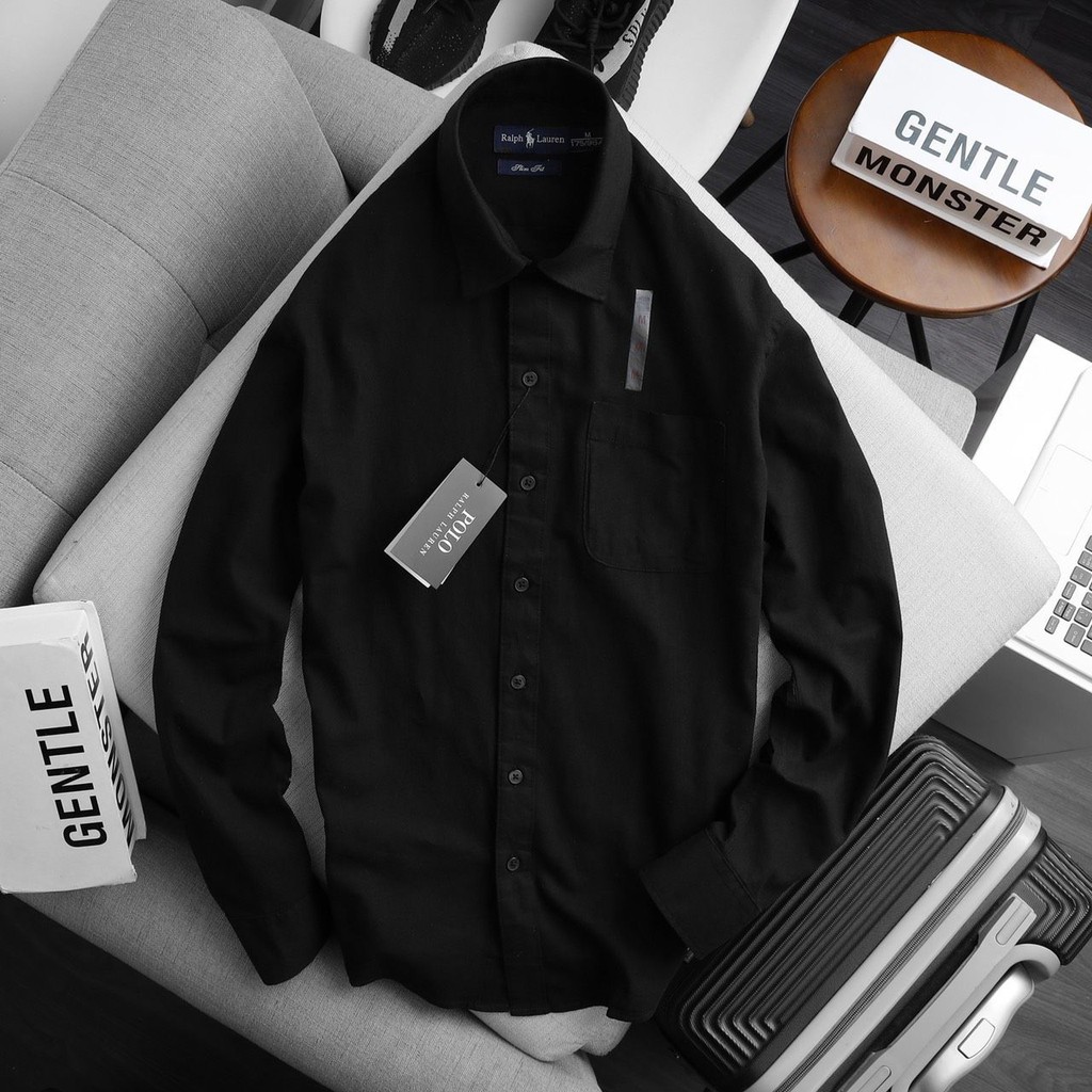 Áo sơ mi dài tay nam chất đũi xịn, nhẹ và thoáng mát