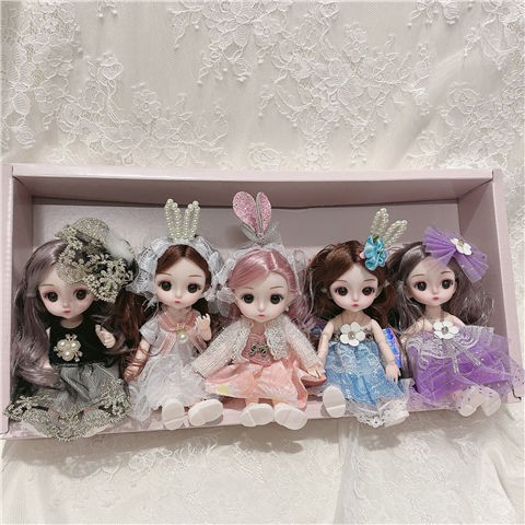 Hộp Quà Tặng Búp Bê Công Chúa Barbie 17cm