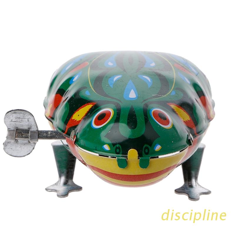 Đồ chơi con ếch nhảy sử dụng dây cót bằng kim loại vui nhộn cho trẻ em