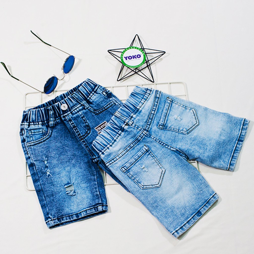 Quần Jean Lửng Bé Trai SH (6-9 Tuổi) YOKO KID’S FASHION JE114