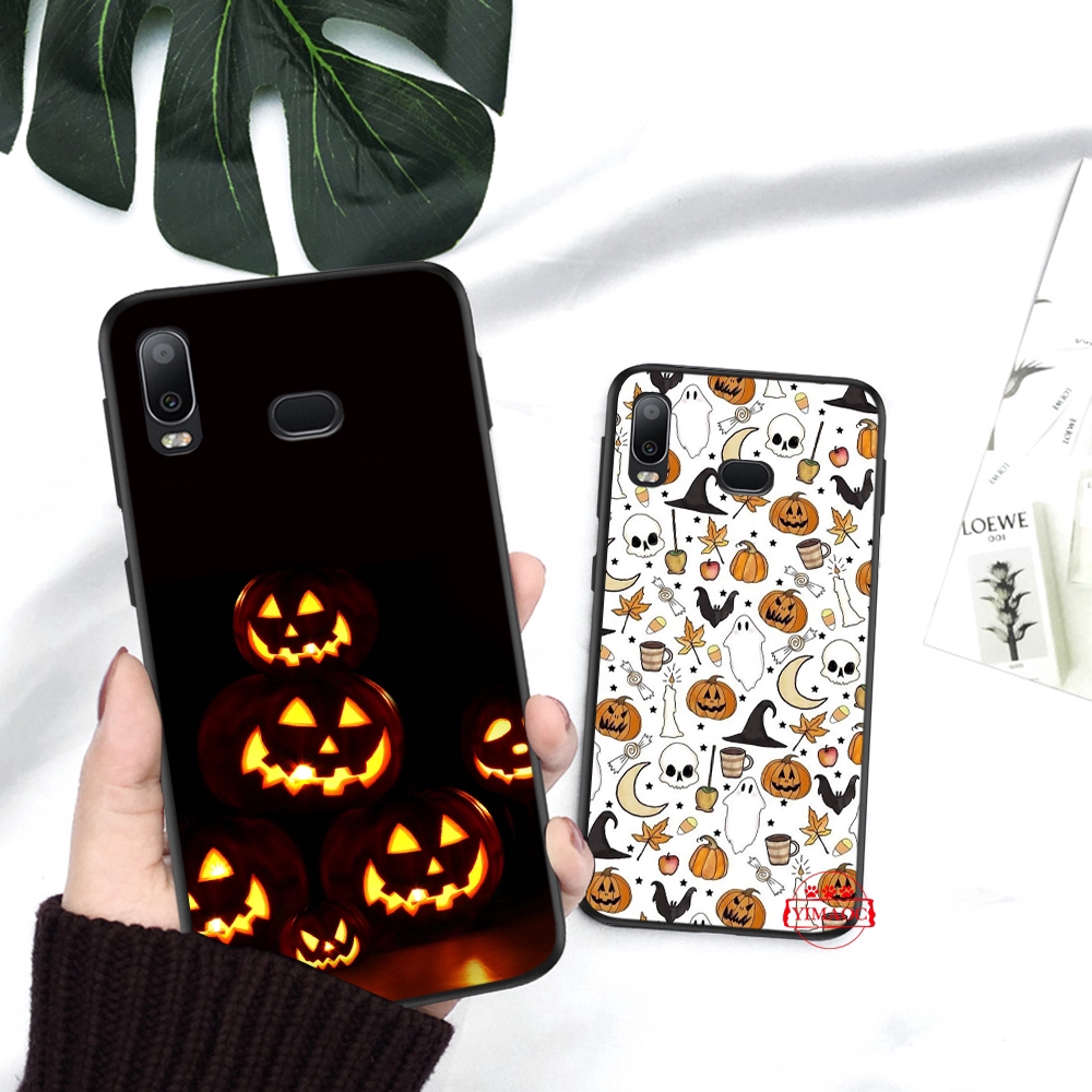 Ốp điện thoại silicon dẻo in hình bí ngô Halloween 43C cho Samsung A10S A20S A30S A40S A50S A70S M10 M20 M30 M40