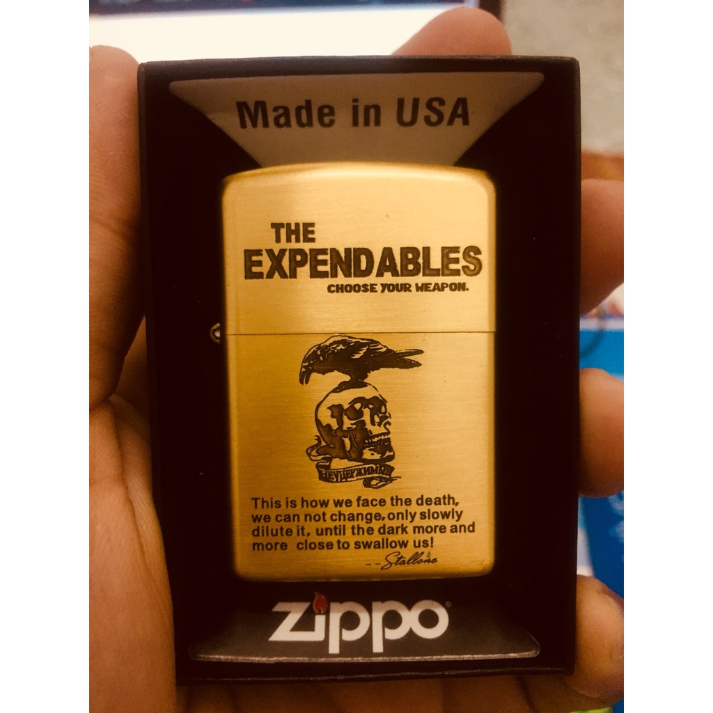 Bật Lửa Zippo Họa Tiết Đầu Lâu