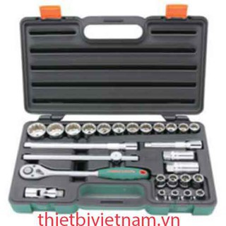 Bộ khẩu và tay vặn 1/2" 25 chi tiết