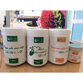 Bộ 100 Hủ Nhựa 500g Nắp Vặn Thân Trắng Đục HV25 - Đựng Mầm Đậu Nành - Bột Nghệ - Bột Bắp