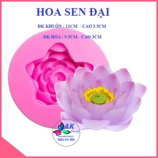 2506.502 KHUÔN SILICONE HOA SEN ĐẠI