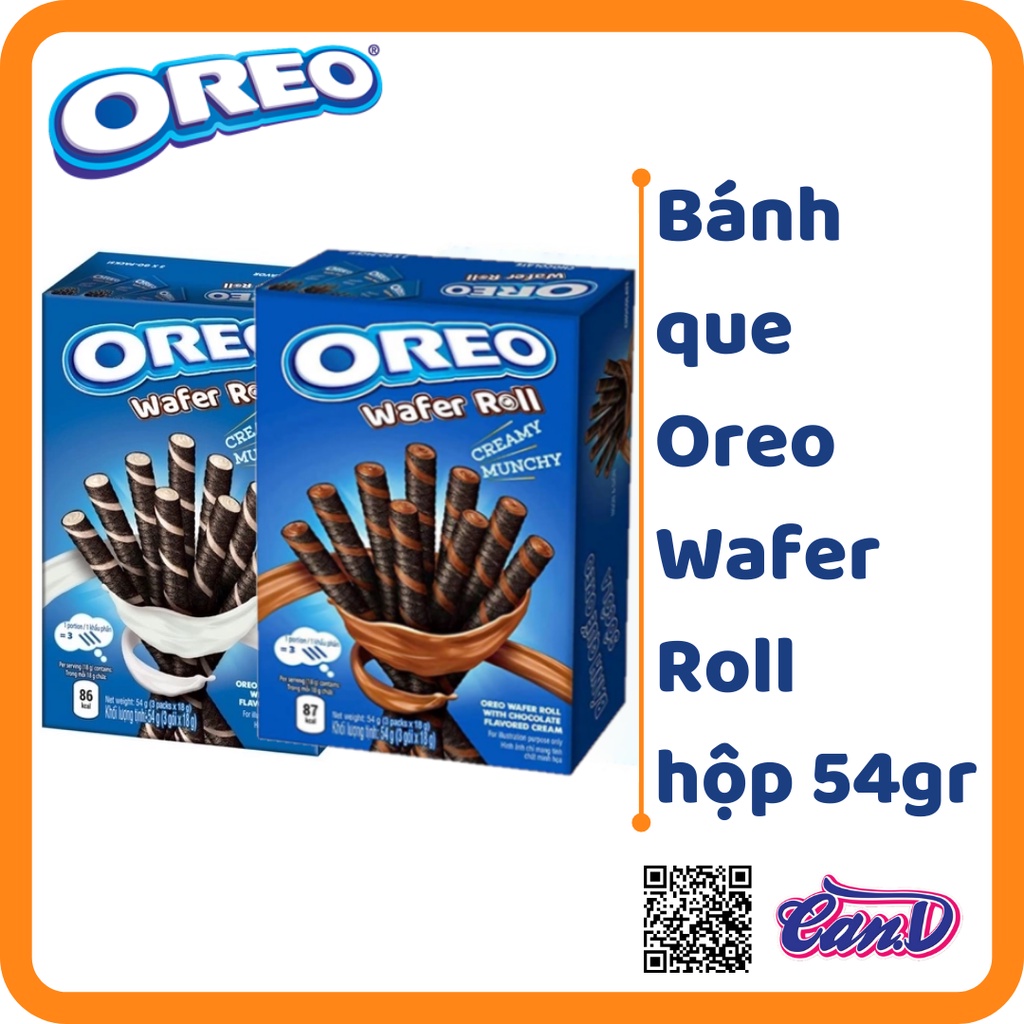 Bánh que Oreo Wafer Roll hộp 54gr