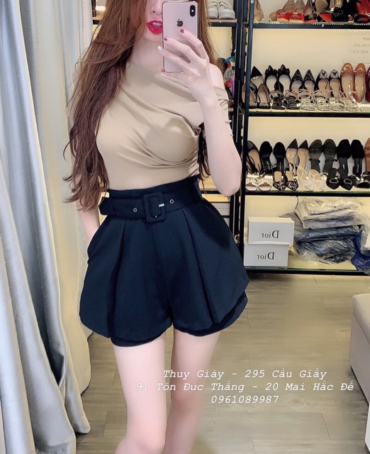 Quần tà váy đai oze cho nữ | BigBuy360 - bigbuy360.vn