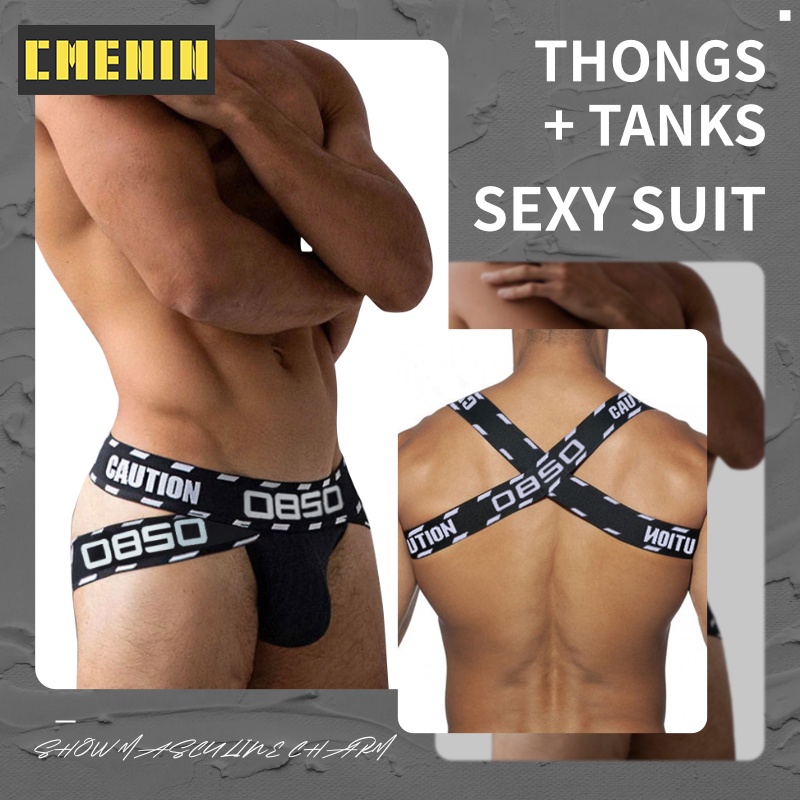 Quần Lót Nam Thời Trang Chất Liệu Cotton (2 Quần Lót Lọt Khe)