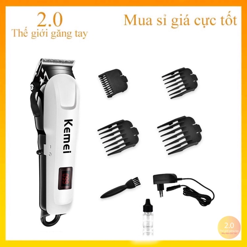 [Siêu Giá Rẻ] Tông Đơ cắt tóc gia đình Kemei KM 809A (chọn quà tặng để nhận lược)