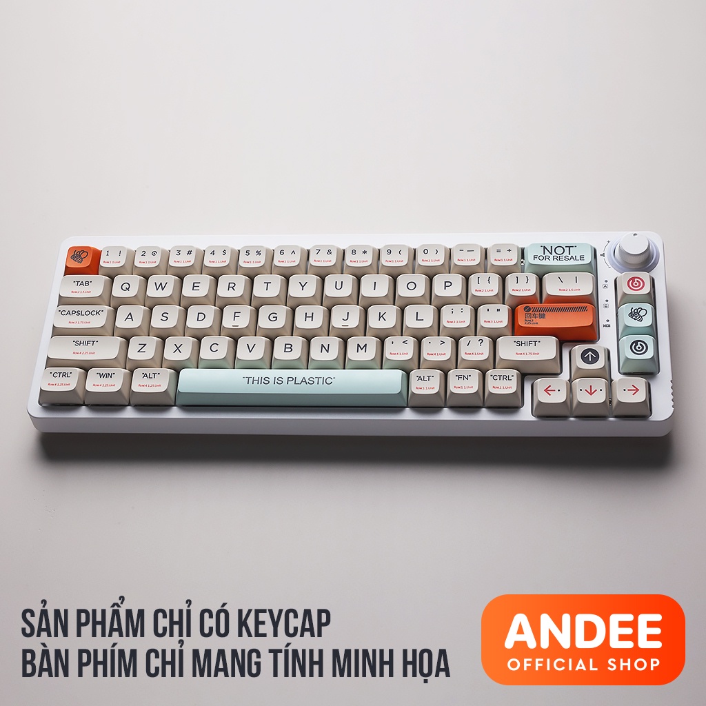 Keycap This is Plastic 128 nút màu đẹp dễ sử dụng cho bàn phím cơ